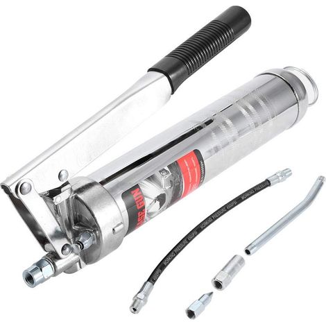 Pistolet graisse pneumatique 400CC – acier – haute pression – cartouche – manuel