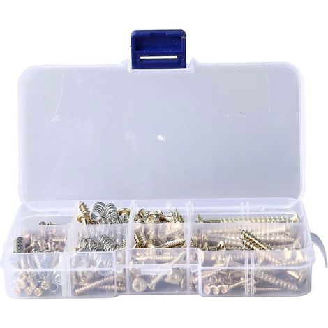 Kit de vis pour guitare, assortiment de ressorts et de vis pour chevalet, accessoire métallique pour la réparation et l'entretien, couleur or (1/4)