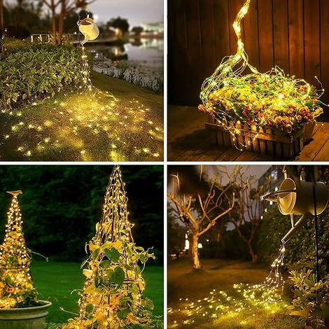 Outdoor Solar String Lights 2 m 200 LED Solar Lamp (1/4)