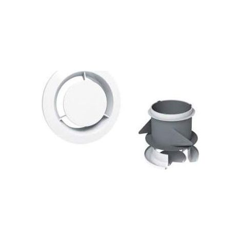 Unità di aspirazione fissa per cucina da 125 mm di diametro con manicotto in cartongesso