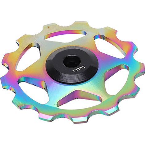 Poulie dérailleur 13 dents en aluminium étanche pour VTT et vélo route - Diverses couleurs disponibles (1/5)