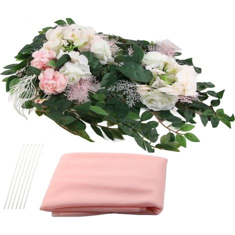 Voile de décoration nuptiale pour arche et fond de cérémonie (1/5)