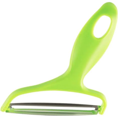 Peeler de légumes en acier inoxydable large bouche rayure de chou Slicer de fruits multifonctionnel large bouche Peeler en acier inoxydable rayure de chou Slicer pour cuisine vert