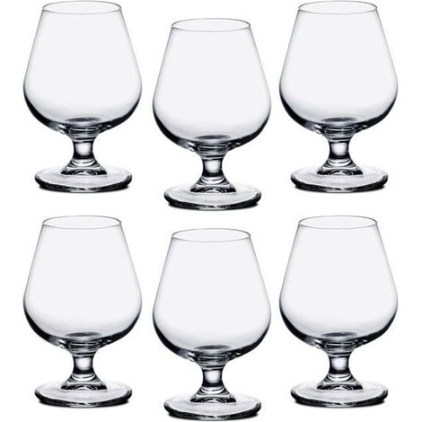 Verre à liqueur - JUANIO - Modèle JUANIO - Lot de 6 - 25 cl - Pied solide et fond large (1/3)