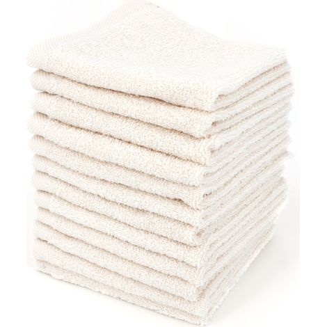 Lot de serviettes invité ALPHA 12 pièces 30x30 cm