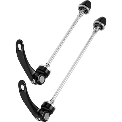 Levier de serrage rapide Bolany pour moyeu de vélo, alliage d'aluminium, 100 mm arrière, 135 mm, pièces arrière, noir (1/5)