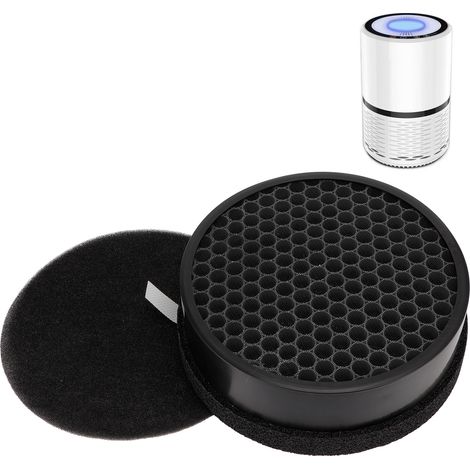 LV-H132 Filtre de Remplacement, 3-en-1 Pré-Filtre, Véritable Filtre Hepa, Filtre à Carbone Activé à Haute Efficacité, LV-H132-RF (1/5)
