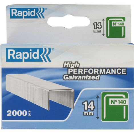 Cucitrice rapid 140/14 zincata 2000 pezzi
