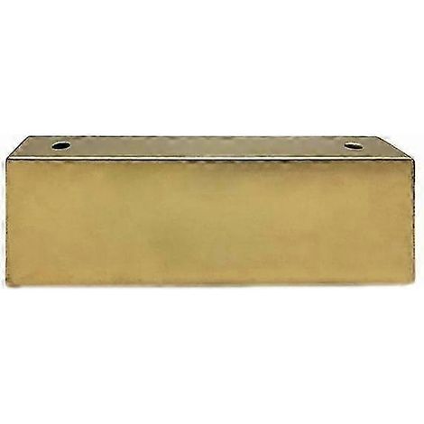 Pieds de canapé en acier inoxydable de 5,5 cm / pieds de support surélevés pour table de chevet / pieds monoblocs (or brossé) (1/5)