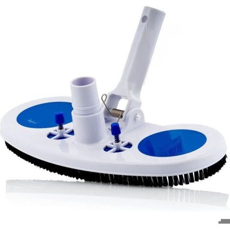 Brosse de piscine - PZCC - Ø28-30 mm - Valve de pression réglable - Fond de piscine - Compatible manche télescopique (1/5)