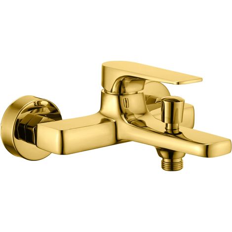 Mexen Lynx rubinetto da vasca, oro - 745930-50 (1/2)