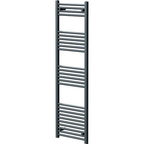 Pizarro Anthracite 1600mm x 500mm Straight Heated Towel Rail (1/5)