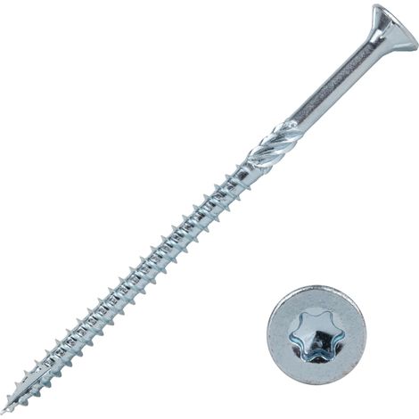 Spanplattenschrauben verzinkt 4 x 70 mm Torx 20 Teilgewinde -
