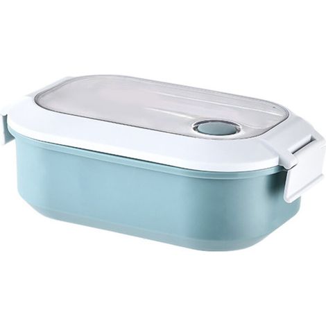 Lunch Box Stainless Steel Insulation Leakproof Cute Design Portable Bento Box for School Office Blue (1/5)