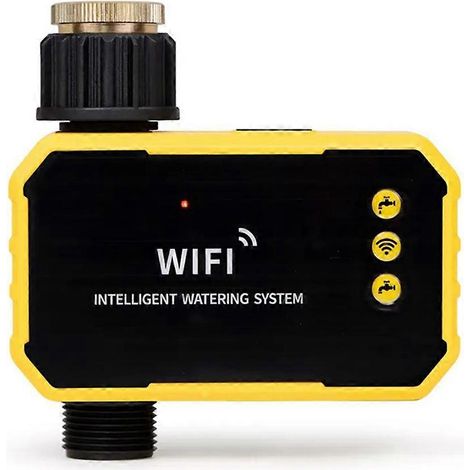 BSP3/4" WLAN-Solar-Bewässerungstimer mit App-Steuerung – Automatisches Bewässerungssystem für den Außenbereich – Gartenbewässerungsgerät (1/5)