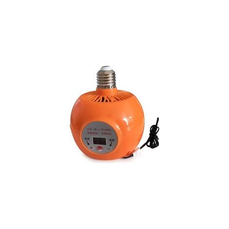 Lampe chauffante isolante pour poussins et porcelets, étanche, à contrôle de température, pour l'élevage et la couvaison. (1/3)