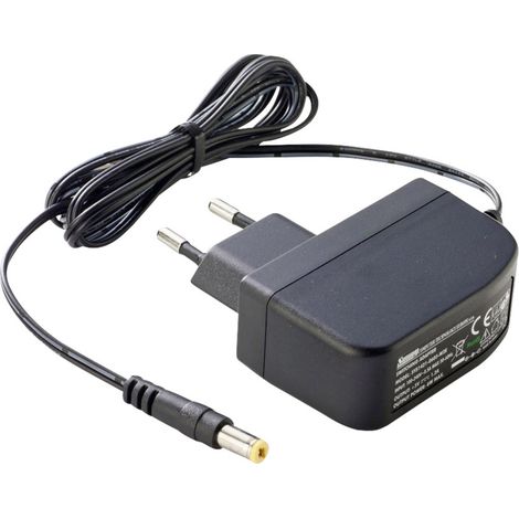 Dehner Elektronik SYS 1638-0612W2E Steckernetzteil, Festspannung 12 V/DC 0.5 A 6 W Stabilisiert