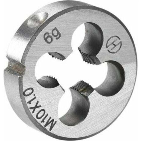 M10 x 1.0 Filière Filetage Droite Main Métrique Machine HSS Acier Haut Vitesse - (1/4)