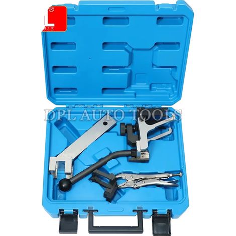 Extracteur de ressort de pression de soupape, acier de haute qualité, compatible avec MINI N12/N16/N18, ensemble d'outils avec extracteur et pinces, taille standard, conçu pour le service moteur (1/5)