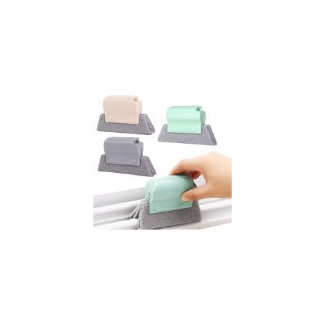 Lot de 3 brosses de nettoyage pour rainures de fenêtre – (1/5)