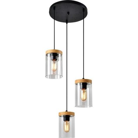 Candellux Wels 33-22011 Pendelleuchte LED Schwarz Elegant (1/2)