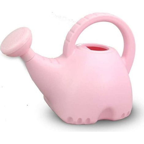 Arrosoir en plastique Petites plantes de jardin d'intéri et d'extéri mignonnes légères, arrosoir de jouet pour enfants, avec éléphant de pommeau de douche (1/5)
