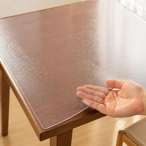 Nappe en plastique mat 25 x 51 cm pour bureau (1/5)