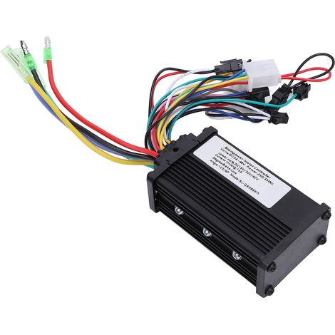 Contrôleur de moteur sinusoïdal sans balais 24 V à 48 V 250 W 350 W à identification automatique, en alliage d'aluminium, pour vélo électrique (pièce de rechange). (1/5)