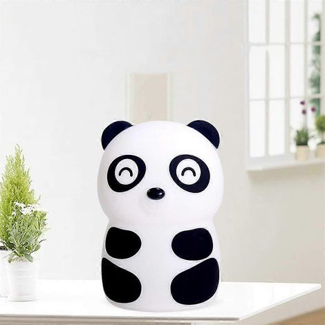 Veilleuse LED Panda avec capteur tactile, 2 couleurs, intensité variable, rechargeable par USB, lampe de chevet pour enfants et bébés (1/5)