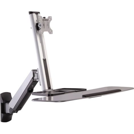 SpeaKa Professional SP-MM-705 Supporto a muro per monitor 1 Display: (s) 33,0 cm (13) - 81,3 cm (32) Argento Regolabi (1/5)