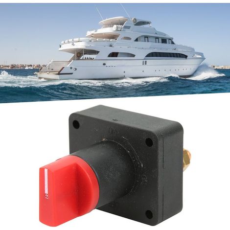 Interrupteur de batterie 300A avec isolation et sectionnement pour véhicule (1/5)