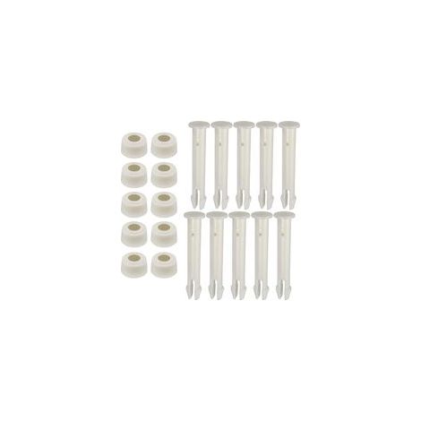 10 Pièces Goupilles en Plastique pour Intex Round Metal Frame Pools Pièces de Rechange pour Joints de Piscine pour Joints de Piscine,Remplacement de pièces de Rechange Joint Pins