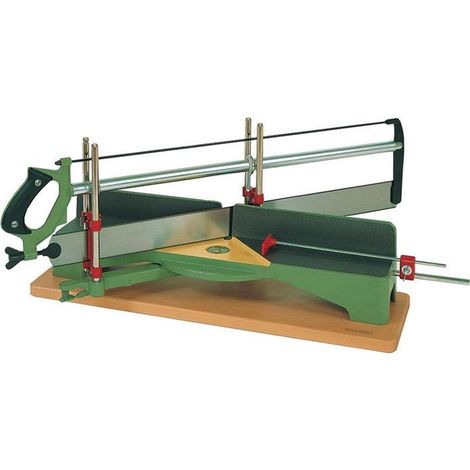 Scie à onglet 550mm – Hauteur de coupe 100mm – Table 440mm – Pour bois dur – Changement de lame rapide – Moteur puissant – Ulmia (1/3)