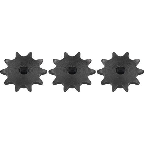 3 pièces pignon en acier engrenage d'entraînement 8mm pas 6mm D trou 10 dents Kit de jeu 5307-1006-0010 (1/5)
