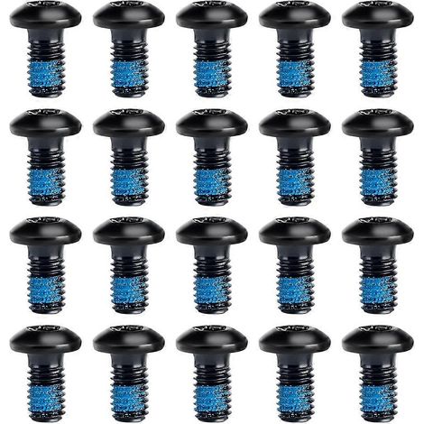 Convient pour 20 vis M5x10mm pour plaquettes de frein à disque de VTT, pièces de réparation de vélos (1/5)