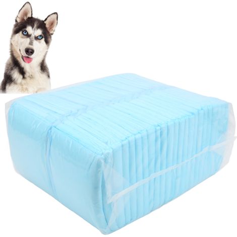 Alèses absorbantes jetables pour animaux - Mini couches douces et résistantes à l'eau (33 x 45 cm, 20 pièces)