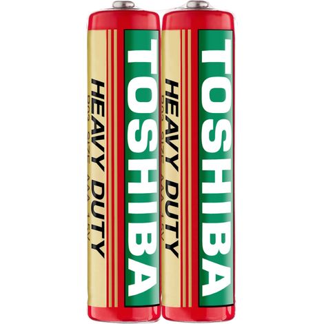 Toshiba Zink-Kohle-Batterien R03/AAA/1,5V 2 Stück (1/3)