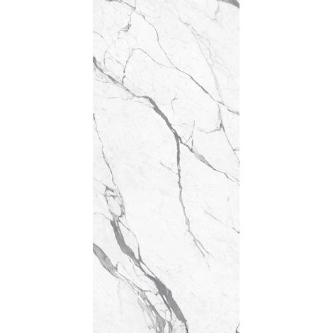 Grès Cérame Effet Marbre Statuario Blanc Brillant 60X60 - ESSU948 (Ceramishop.fr)