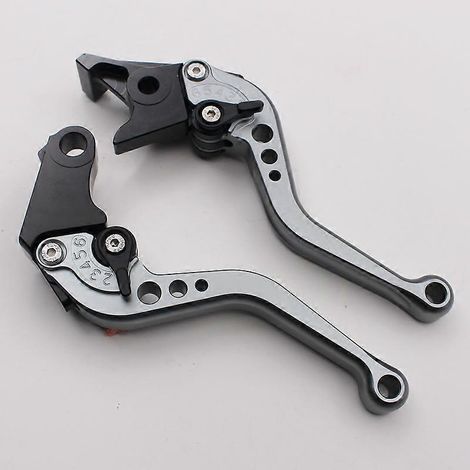 Convient pour la moto rétro Honda CM300, klaxon de frein modifié pour faciliter l'entretien, levier de poignée d'embrayage CM500 (gris 2) (1/5)
