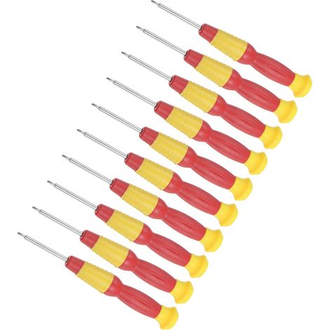 10 Pièces Mini Tournevis Phillips Taille 1,5 mm Acier au Carbone (1/5)