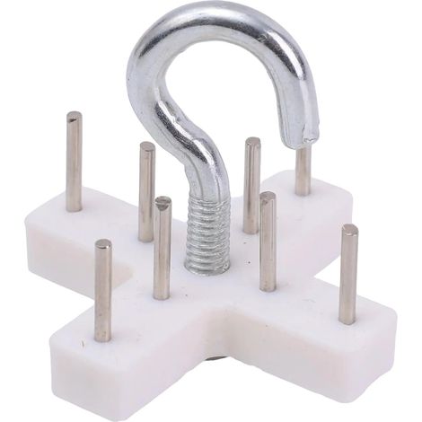 Gancho de techo, montaje en pared, diseño de ojo, A, 10PCS-a (1/2)