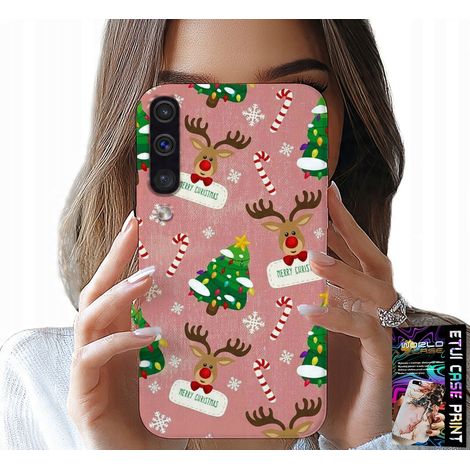 Custodia per Samsung Galaxy A70 - Motivo renne natalizie, albero di Natale e canna da zucchero (1/5)