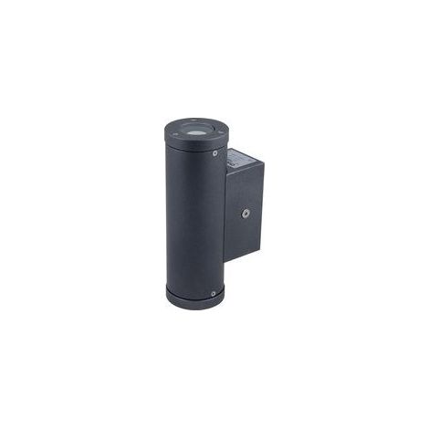 Applique extérieur LED 2X1W aluminium anthracite 181X62mm 2 faisceaux indirect 4500K 120lm T1 IK08 IP55 ILO EBENOID 079841 (1/2)