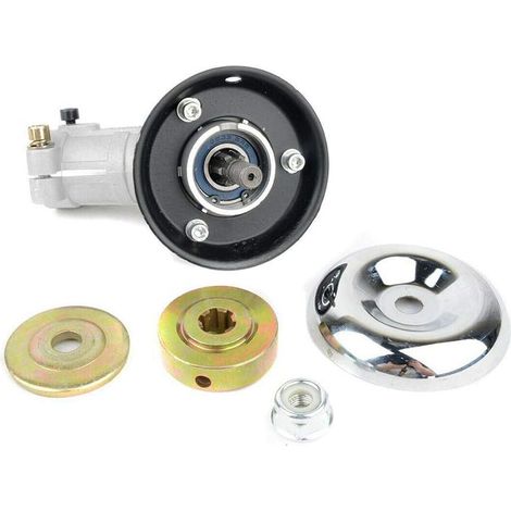 Replacement Gear Head for Brush Trimmer 9 Teeth Gearbox Diameter 26mm for Trimmer and Trimmer White (1/5)