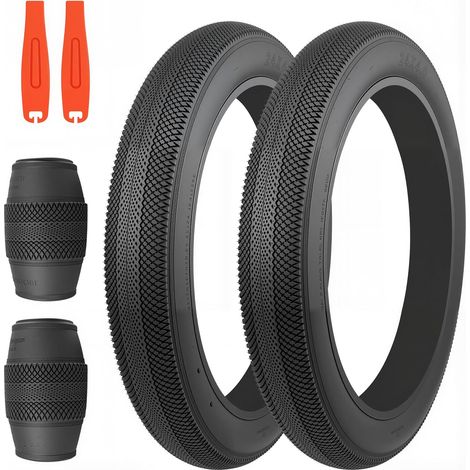 30TPI Pneu pliable pour vélo électrique 20/24 x 4,0" Revêtement de vélo Compatible VTT Vélo de route Boue saleté hors route (1/5)