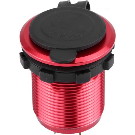 Chargeur de voiture USB double 4.2A, adaptateur allume-cigare rapide, prise de courant étanche pour moto bateau (1/5)