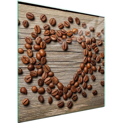 Protezione in vetro per piano cottura 50x52 Caffè (1/5)