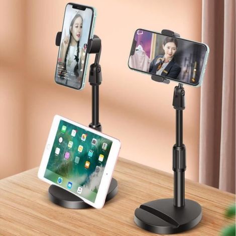 Support Téléphone Réglable 360° pour iPad, iPhone, Samsung, Huawei, Autres Smartphones (1/4)