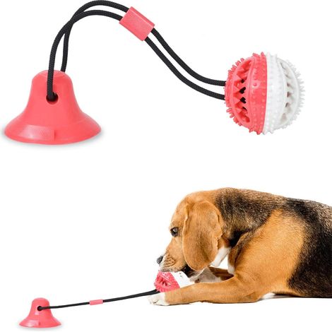 Jouet à tirer pour animaux avec corde, puzzle et aide à la dentition (1/5)
