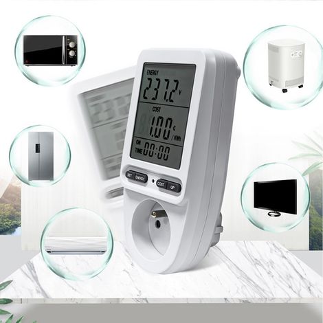 Prise de comptage multifonctionnelle peacefair, compteur d'énergie, moniteur de consommation électrique, compteur de facturation intelligent (1/5)